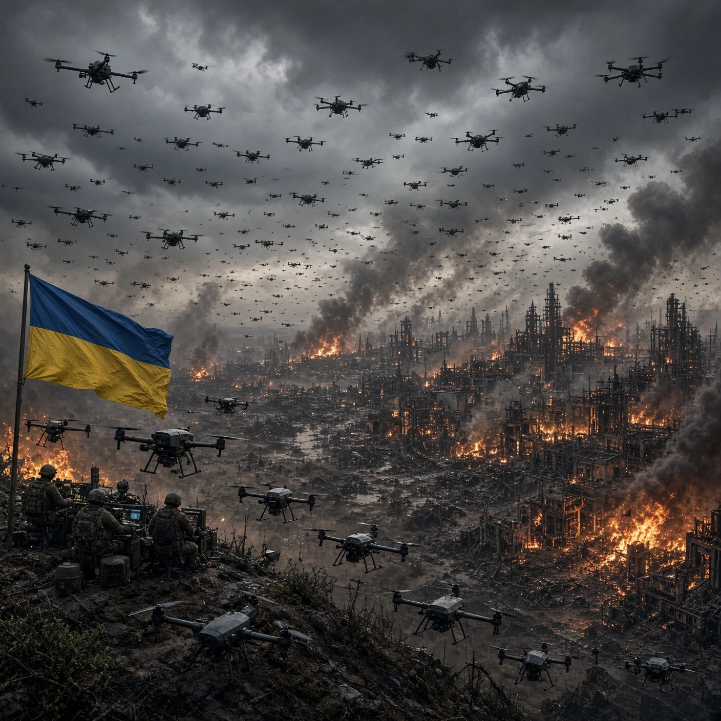 Americans Wonder as Ukraine Unleashes Hundreds of Drones Across Russia