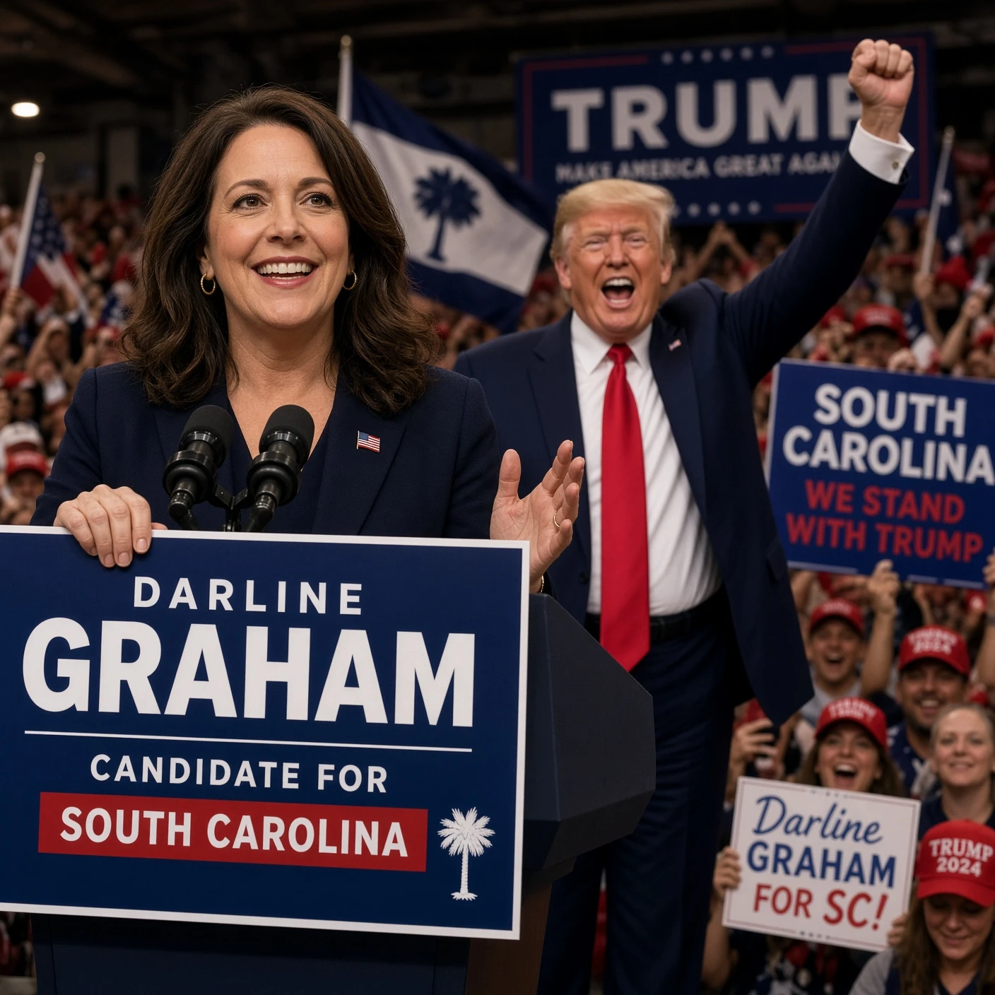 Trump Discombobulates DC Establishment Endorsing Graham with The Snake