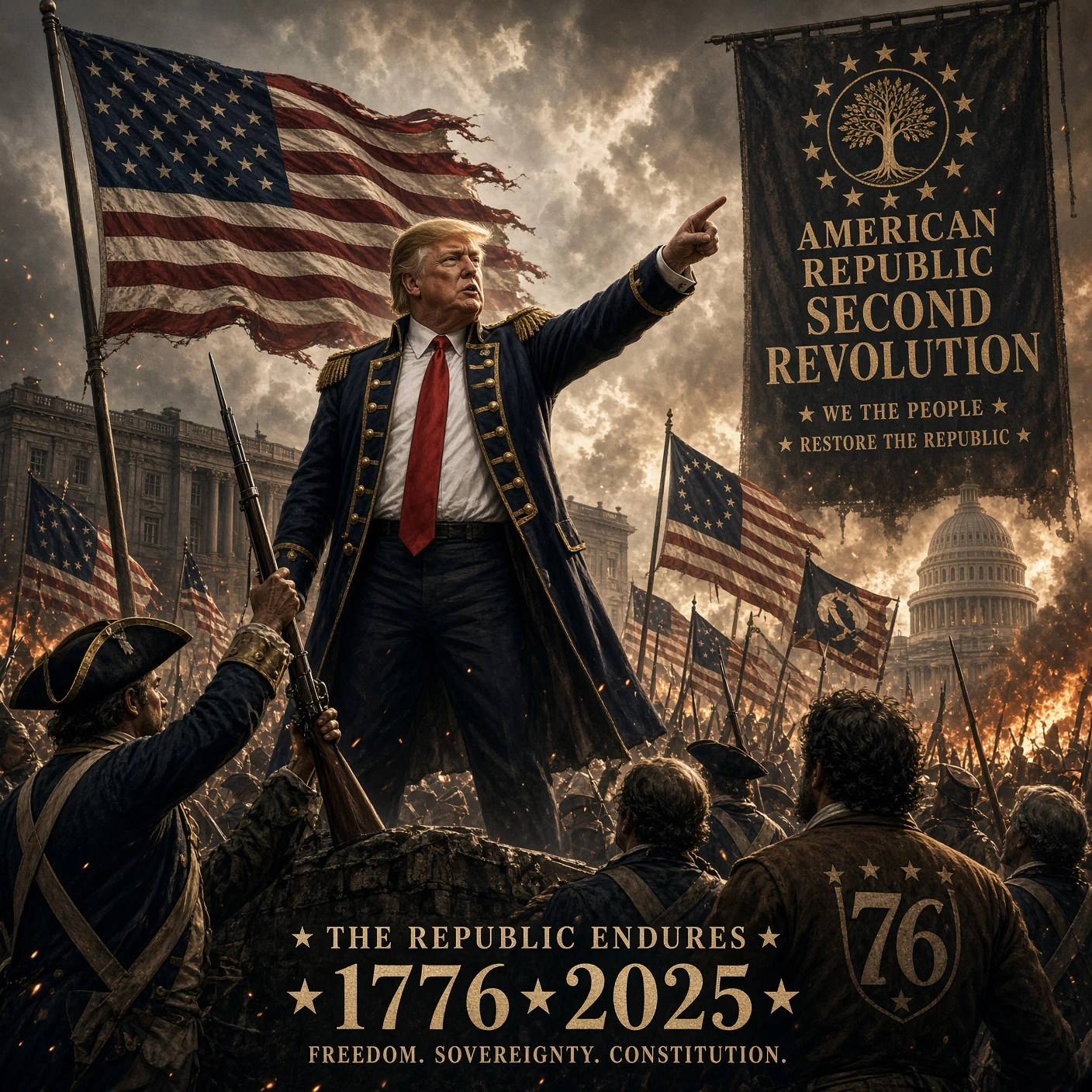 The Worn American Republic Faces Its Second Revolution under Trump