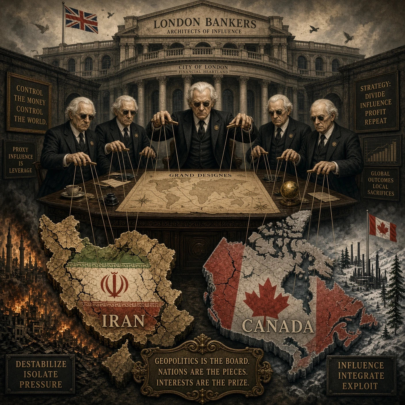 Economic D-Day Exposes Iran-Canada Financial Proxies of Global Control