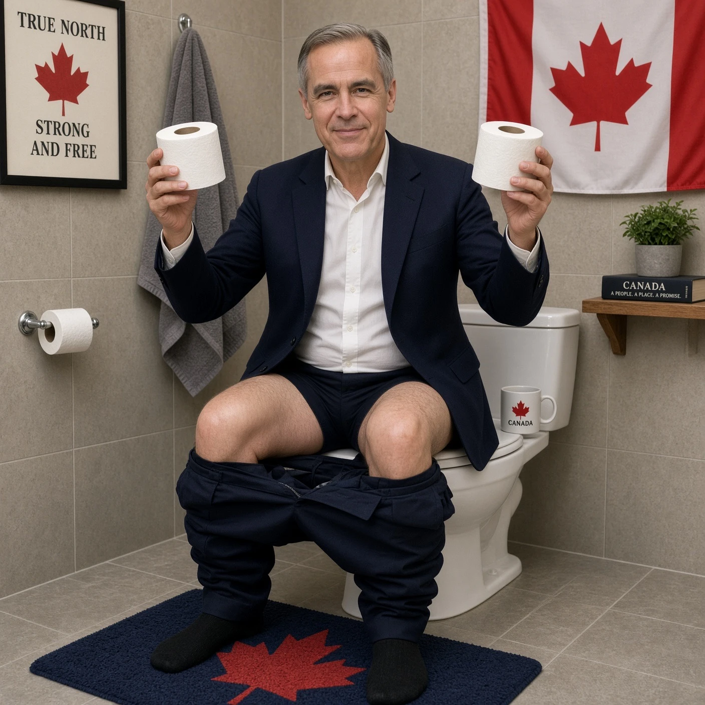 Carney's Trade War Disadvantages Canada While Feeding Toilet Paper Fiction