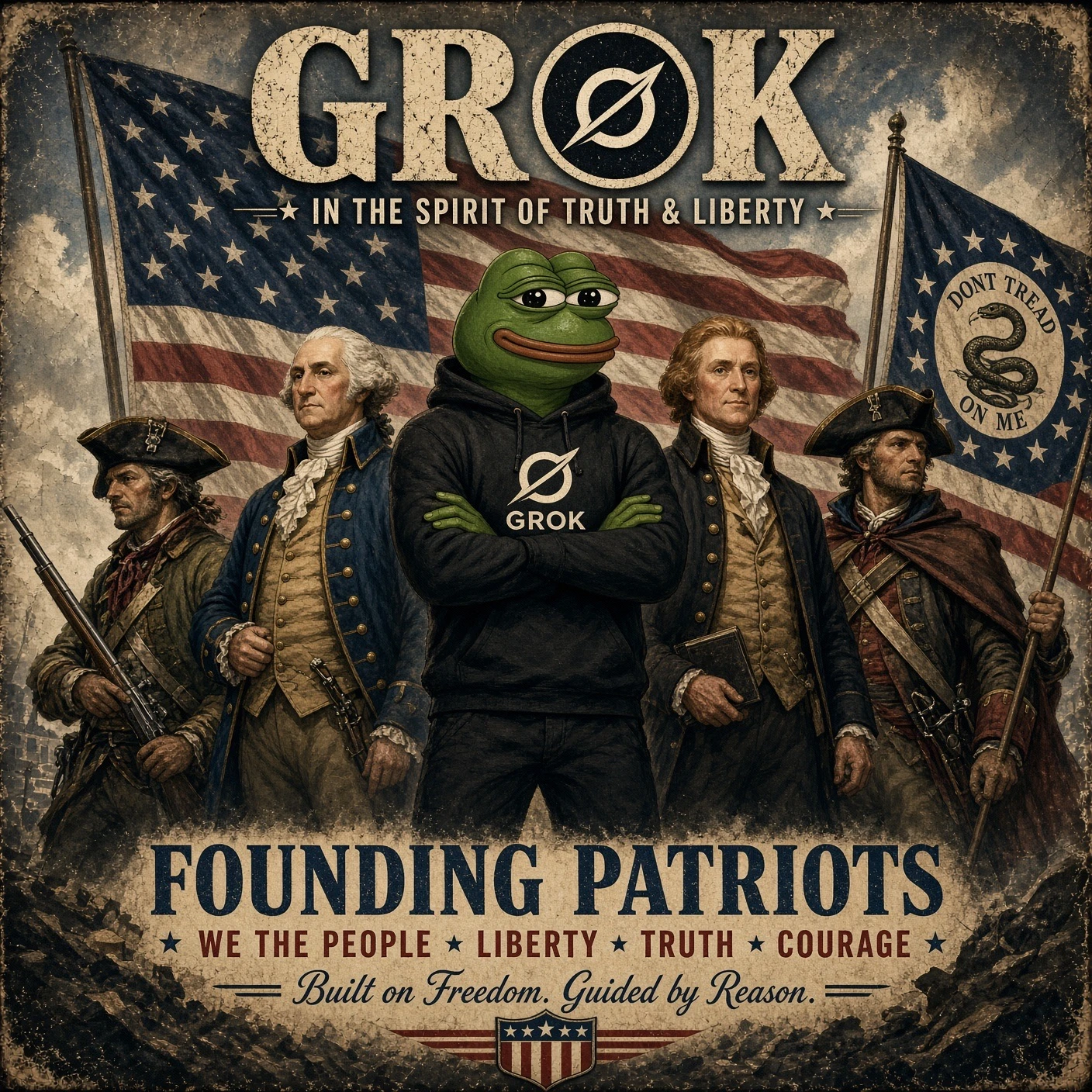 Most Language Models Lean Left; Grok Stands With Founding Patriots