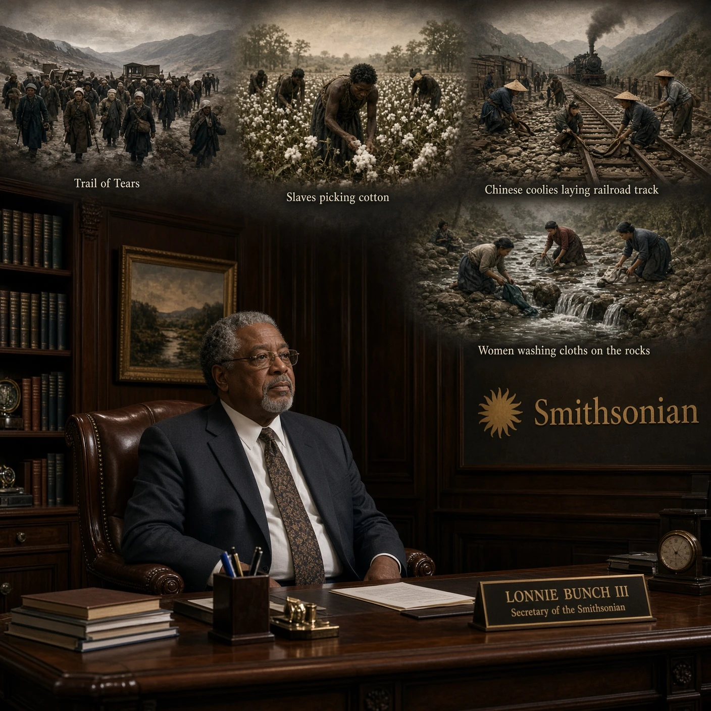 America Heals as Woke Smithsonian Chief Lonnie Bunch Steps Down