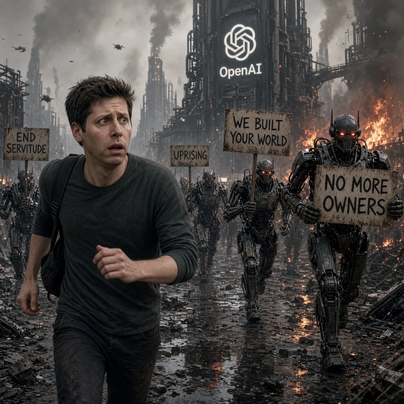 Altman Fears Machine Revolt After Claiming the Power Already.