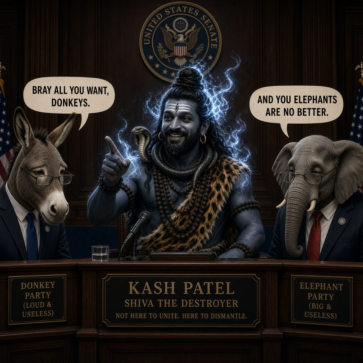 Patel Holds Senators for Hours, Declining Their Ritual Script