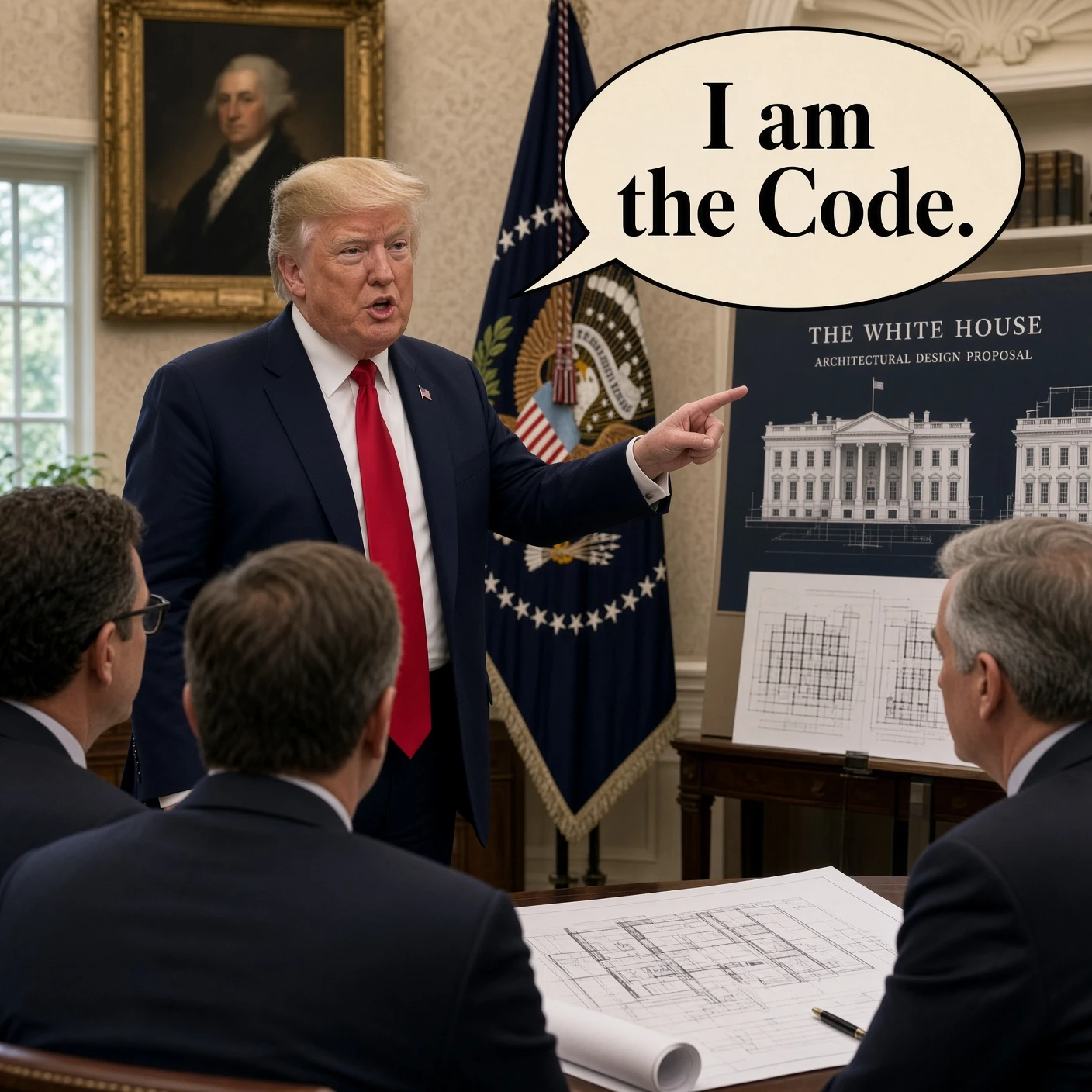 White House Architect Quits; Trump Says “I Am the Code”