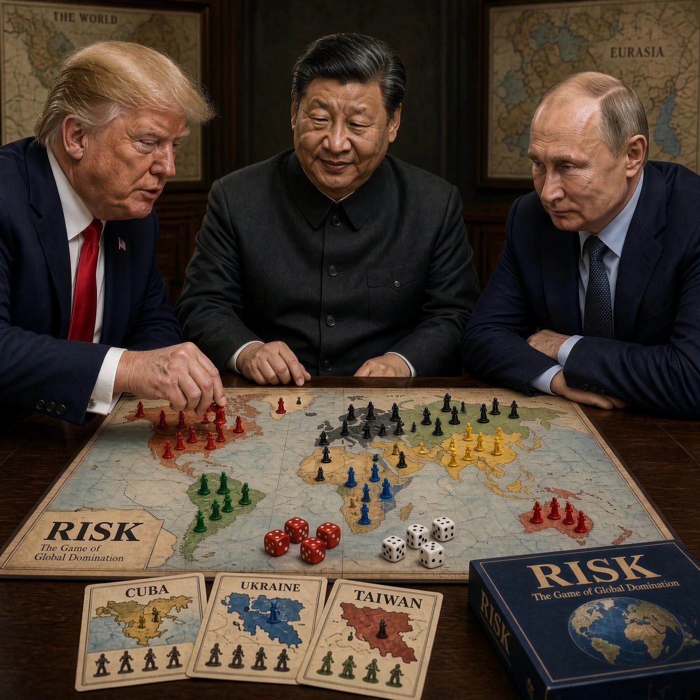 Trump Greets Xi at Andrews, Superpowers Set Century’s Board