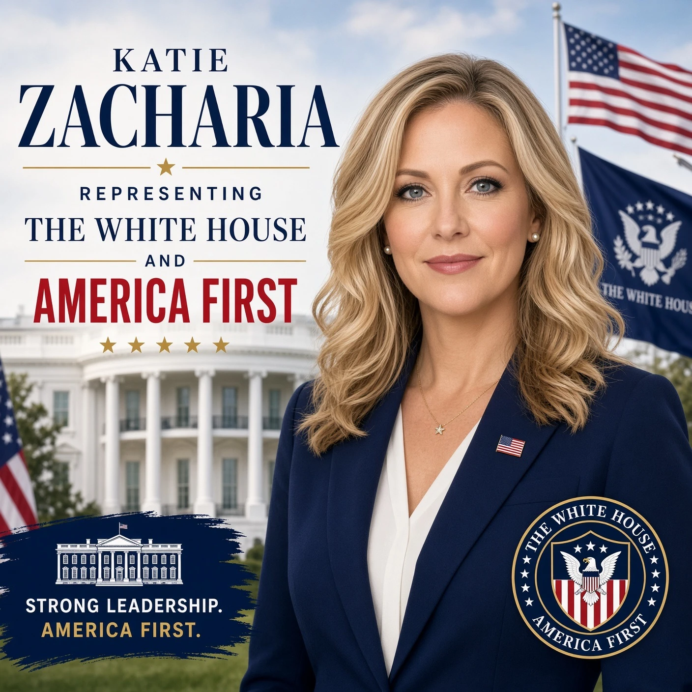 Trump Names Katie Zacharia Press Secretary, Extending Lovely MAGA Line.