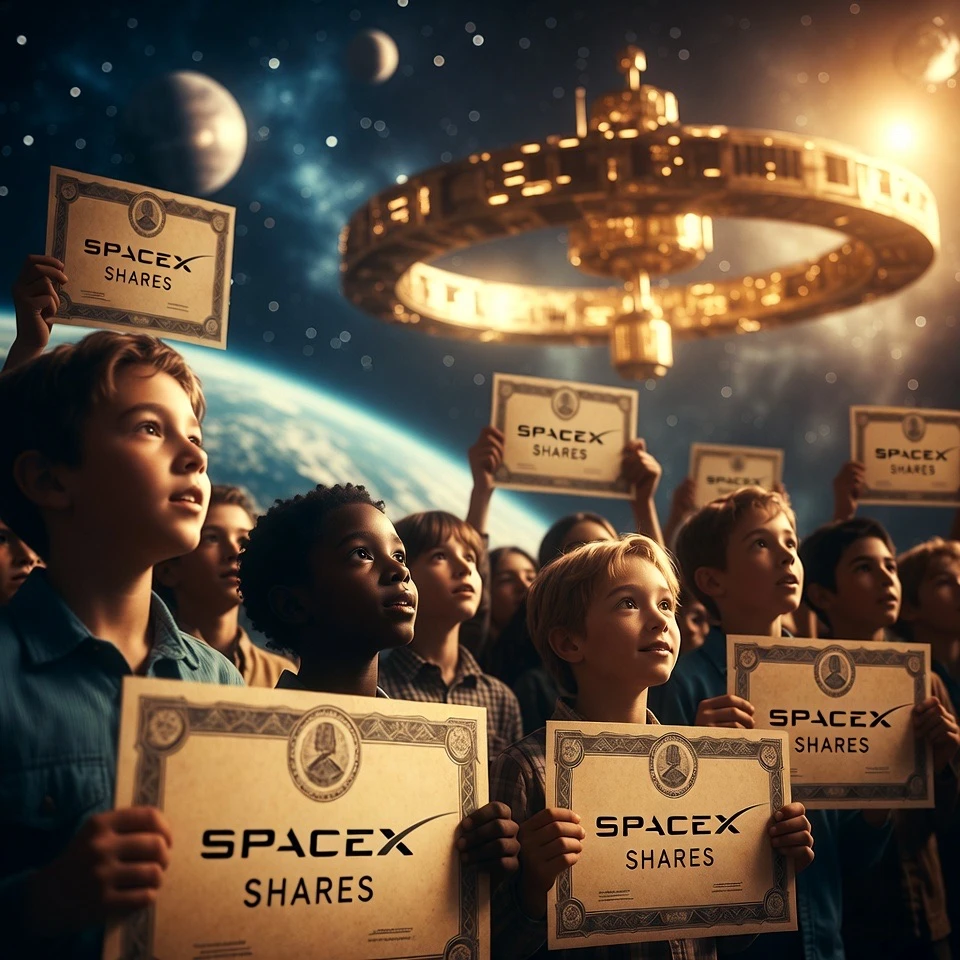 Musk to Give One SpaceX Share to Every American Child