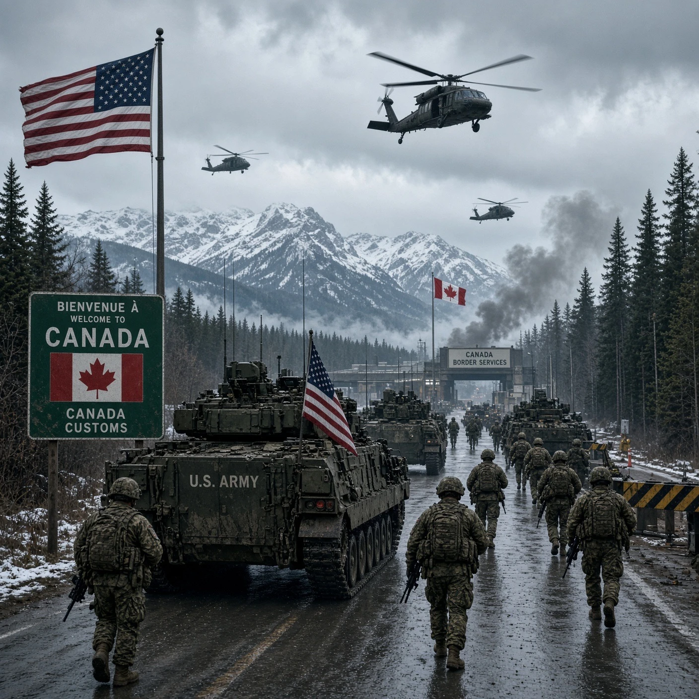 Alberta Remains Canadian, Forcing Full Scale American Invasion and Annexation