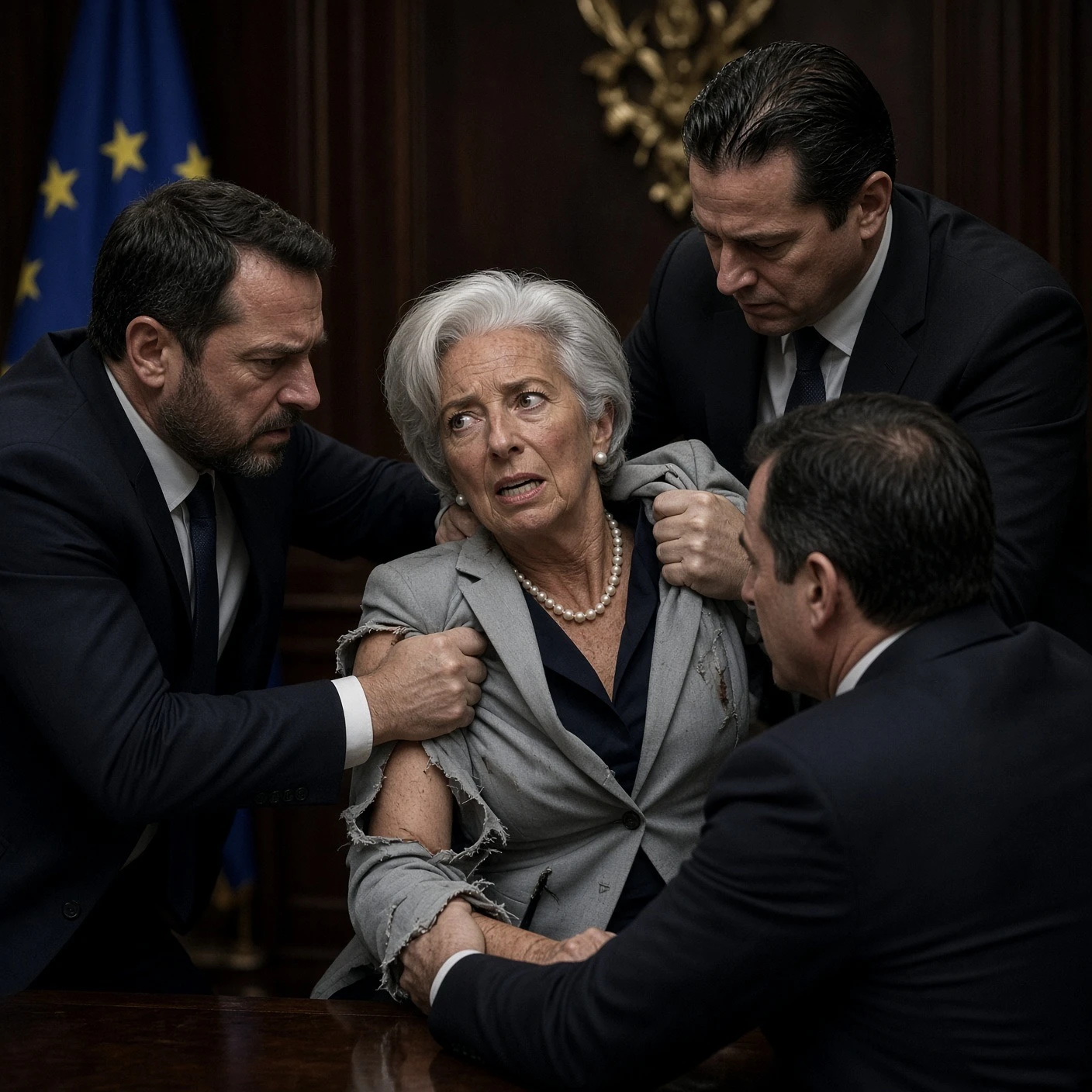 Lagarde Bandaged, Steps Down Day After Lula, Netanyahu “Wins”