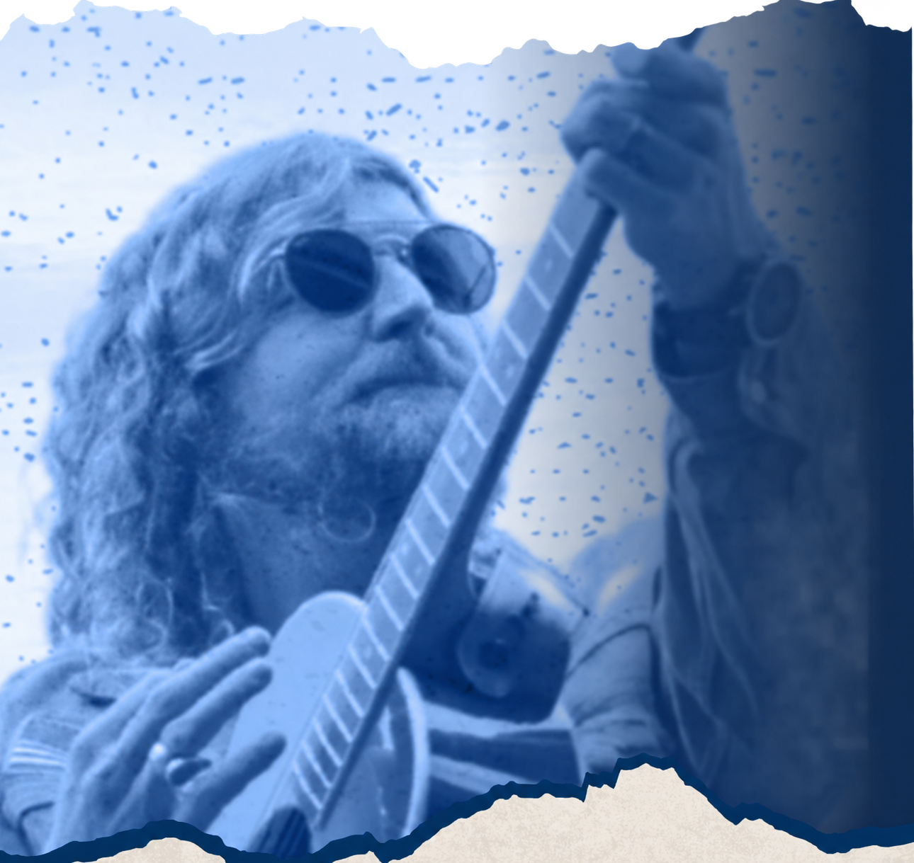 Worship musician playing guitar