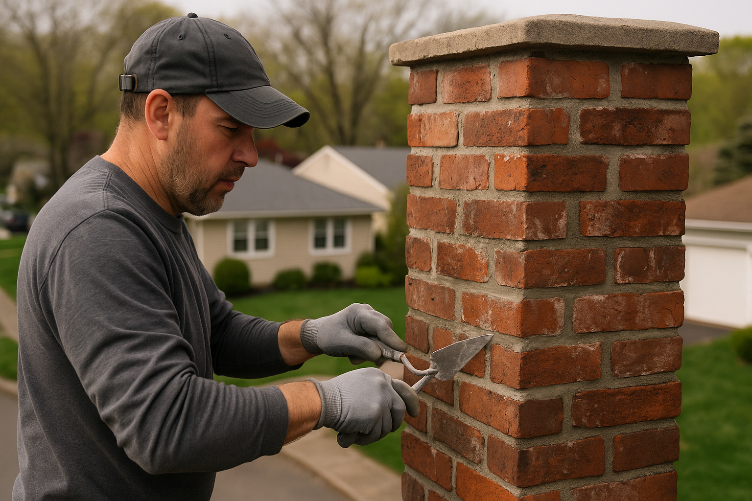 Preserving Commack's Heritage: Tuckpointing and Brick Chimney Restoration