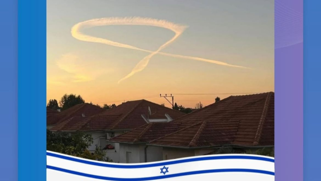 Prophetic Signs in the Clouds: A Ribbon of Hope Over Israel