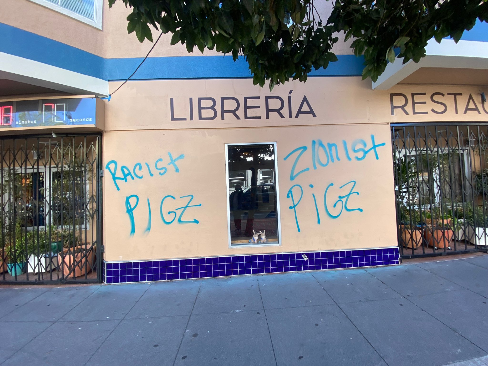 Jewish-owned cafe in San Francisco tagged with anti-Semitic graffiti