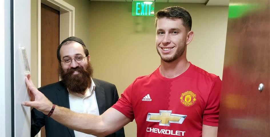 Rookie NFL kicker scores goal with new ‘mezuzah’