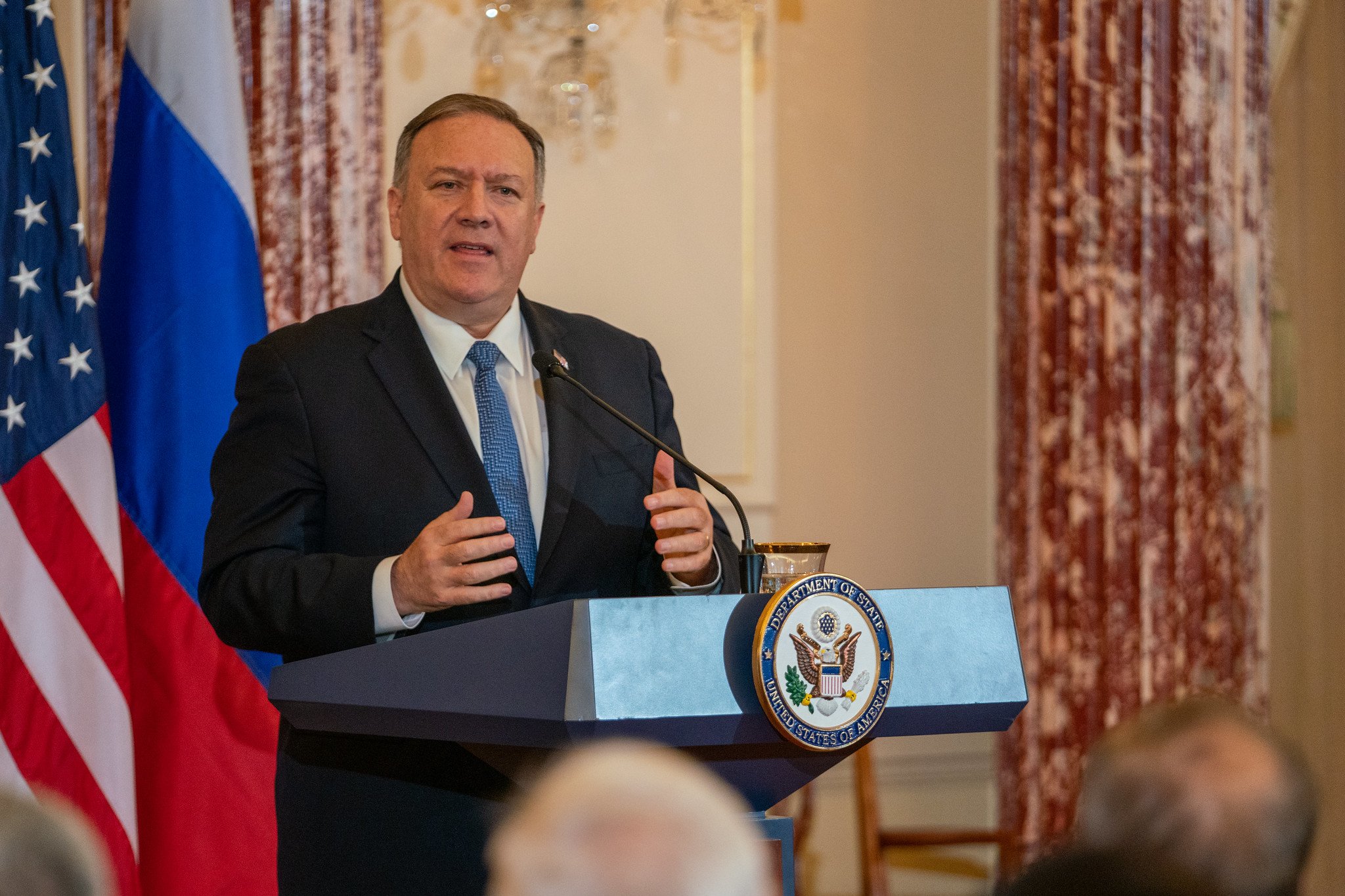 Pompeo brings down the House