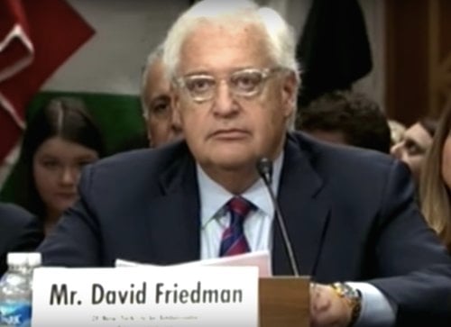 Senate committee backs Friedman as Israel envoy amid robust Jewish world debate