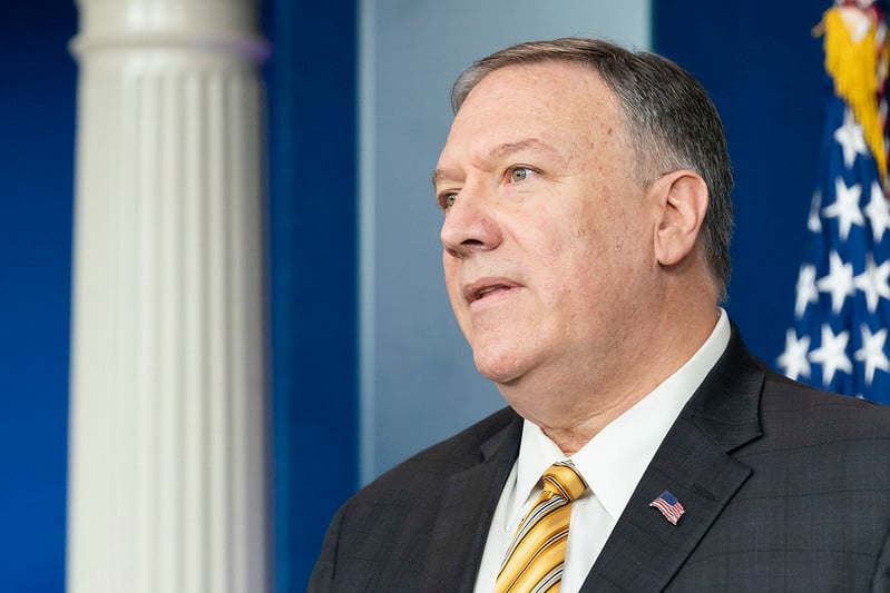 Pompeo threatens China, Russia with sanctions if they sell arms to Iran