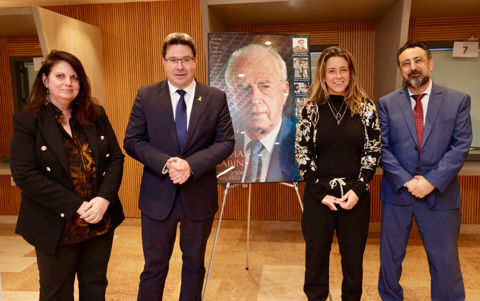 Israeli consul general in NY, Rabin’s granddaughter mark 29 years since prime minister’s assassination
