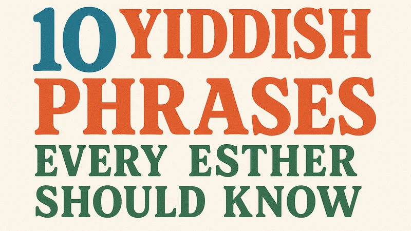 Oy, What a Comeback: Yiddish Lives Again in the Land That Tried to Erase It