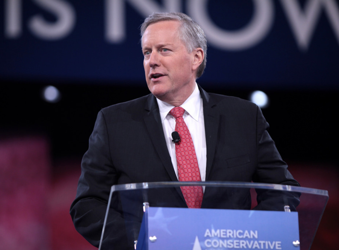 Mark Meadows out of race for Donald Trump's new chief of staff 