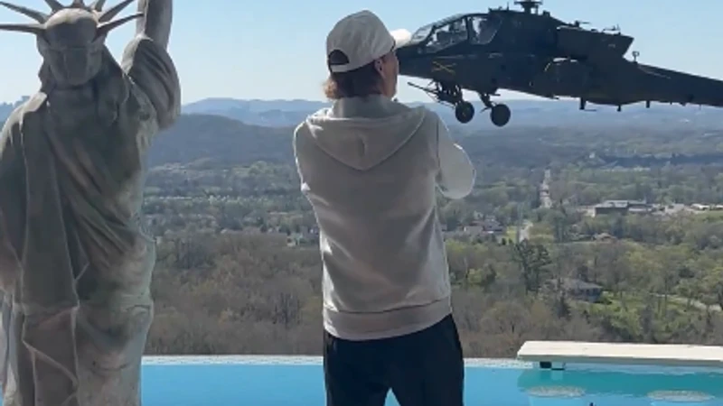 US Army Launches Investigation After Military Helicopters Hover Over Kid Rock’s Tennessee Estate