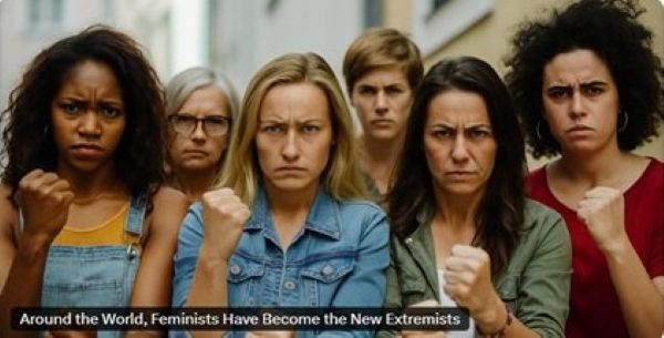 USA Today Inverts the Truth. Women, Not Men, Are the New Extremists