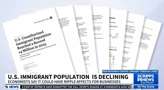 The Trump Effect In Two Stories: Immigrant Population Down, Stock Market Up