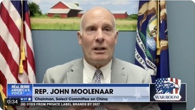 Moolenaar Legislation Aims To End Red China’s Sweetheart Access to Wall Street