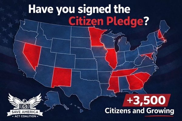 Up the Pressure on the Senate: Sign the SAVE America Act Citizen Pledge Today
