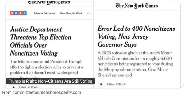 Trump Is Right: Non-Citizens Are Still Voting
