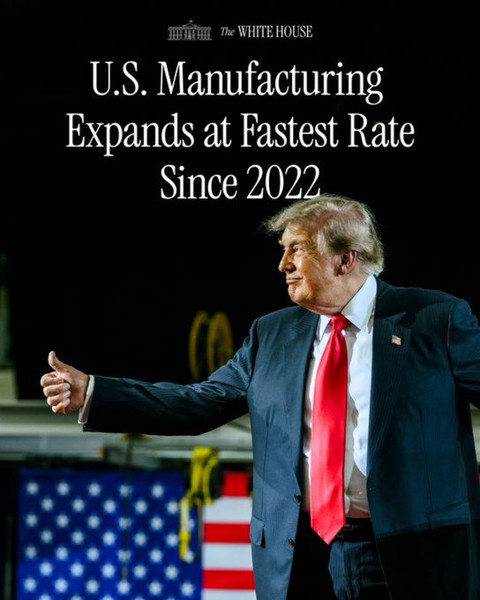 Trump Economy Booming: U.S. Factories Expand at Fastest Clip in More Than Four Years