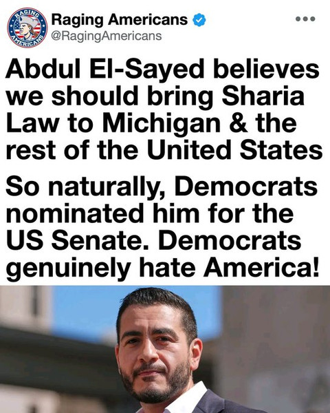 Democrat Senate Candidate Abdul El-Sayed: The Muslim Brotherhood’s Man In Michigan