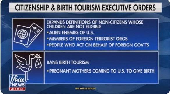 President Trump Issues New Executive Order Banning Birth Tourism