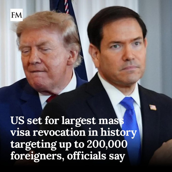 Trump Targets 200,000 Foreigners In Largest Mass Visa Revocation In History