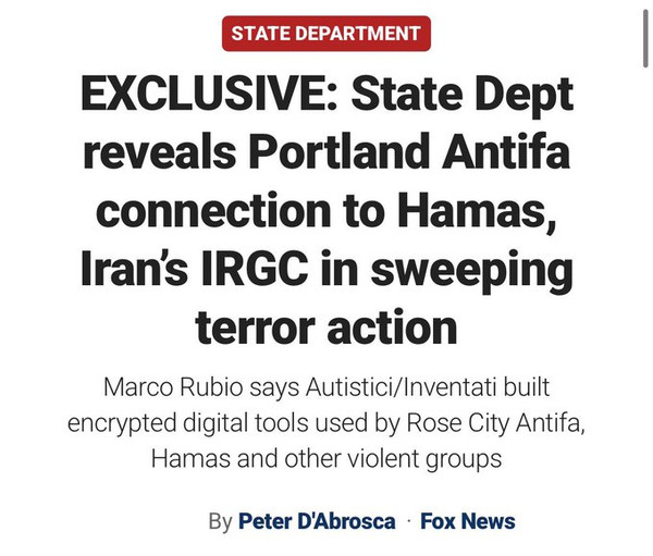 Trump, Bessant and Rubio Target Far-Left Terrorist Cells of Antifa and Palestine Action