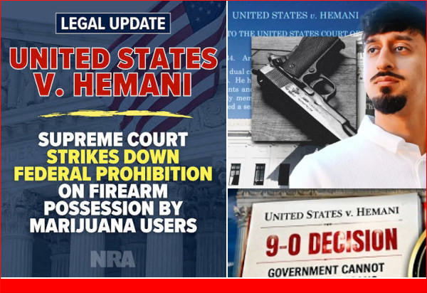 United States v. Hemani - Supreme Court Issues Major Second Amendment Protection Decision