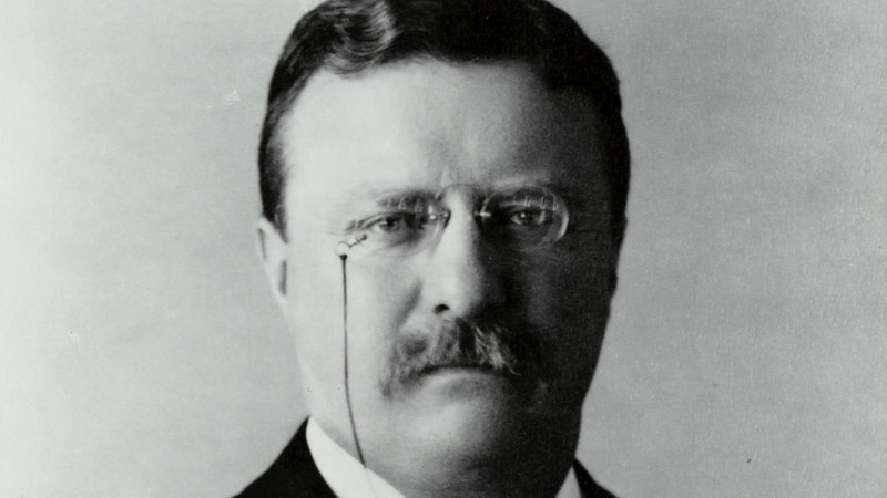Trump talks with AI Teddy Roosevelt in VIRAL moment at new presidential library about Panama Canal, being president