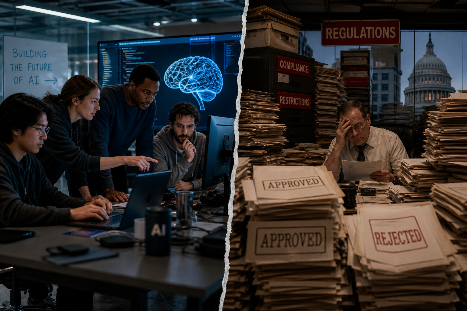 The Left's War on AI: How Regulation Kills Progress and Cedes Ground to China
