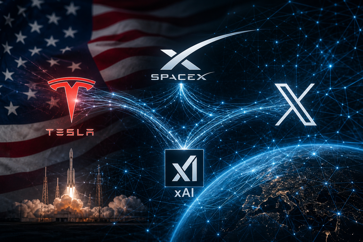Elon Musk's Master Plan: How Tesla, SpaceX, and X Forge America's AI Supremacy
