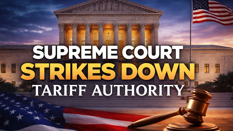 Supreme Court Limits Executive Power, Strikes Down Trump’s Tariff Authority