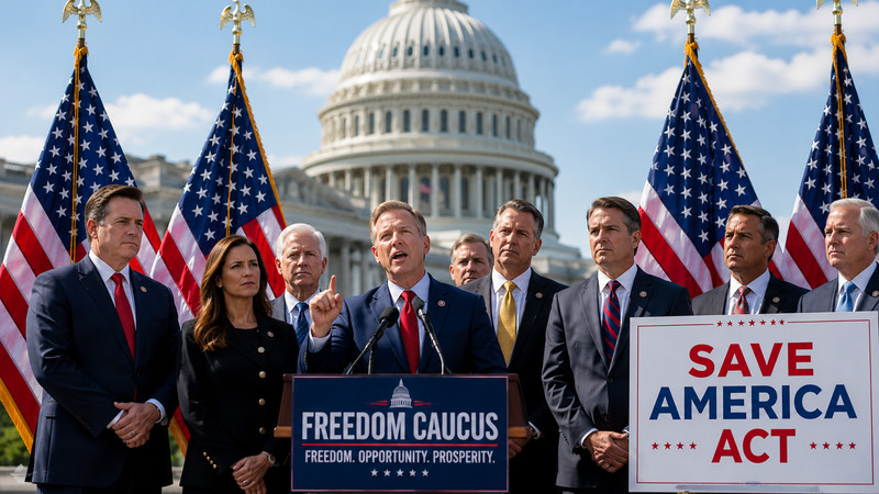 Freedom Caucus Stands Firm: Secure Elections, Affordable Homes, and Put Americans First