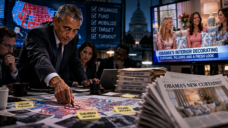 While Everyone Argued About A Restaurant, Obama Did Three States In Six Days