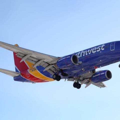 Southwest Airlines Boeing 737 makes emergency landing after engine cover falls off