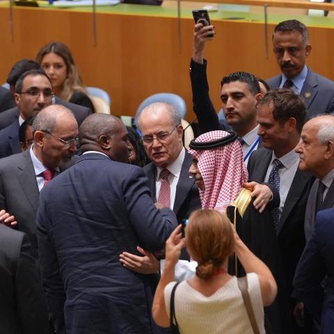 Arab nations call for Hamas to disarm amid push for Palestinian statehood
