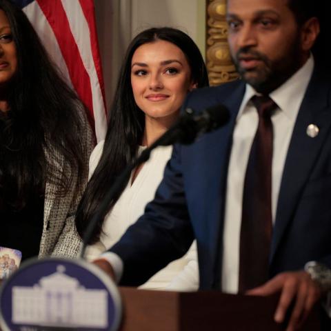 FBI Director Kash Patel's girlfriend Alexis Wilkins sues podcaster for defamation 