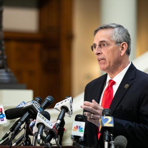 Georgia GOP Secretary of State Raffensperger, figure in 2020 election vote count, runs for governor
