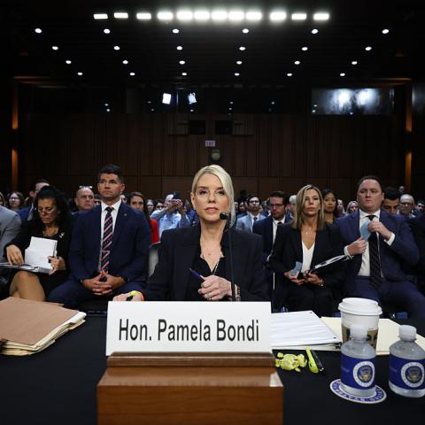 Bondi slams judicial 'activism' in Senate hearing