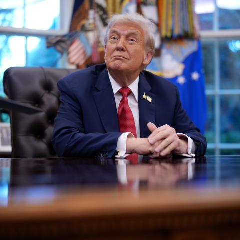Trump approval rating at 48% in October, poll finds